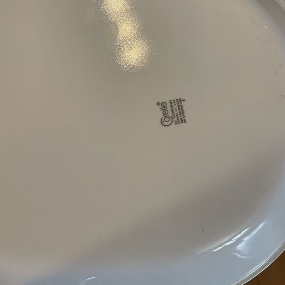 Corelle Woodland Brown Floral 12.25" x 10" OVAL SERVING PLATTER TRAY - Picture 3 of 3